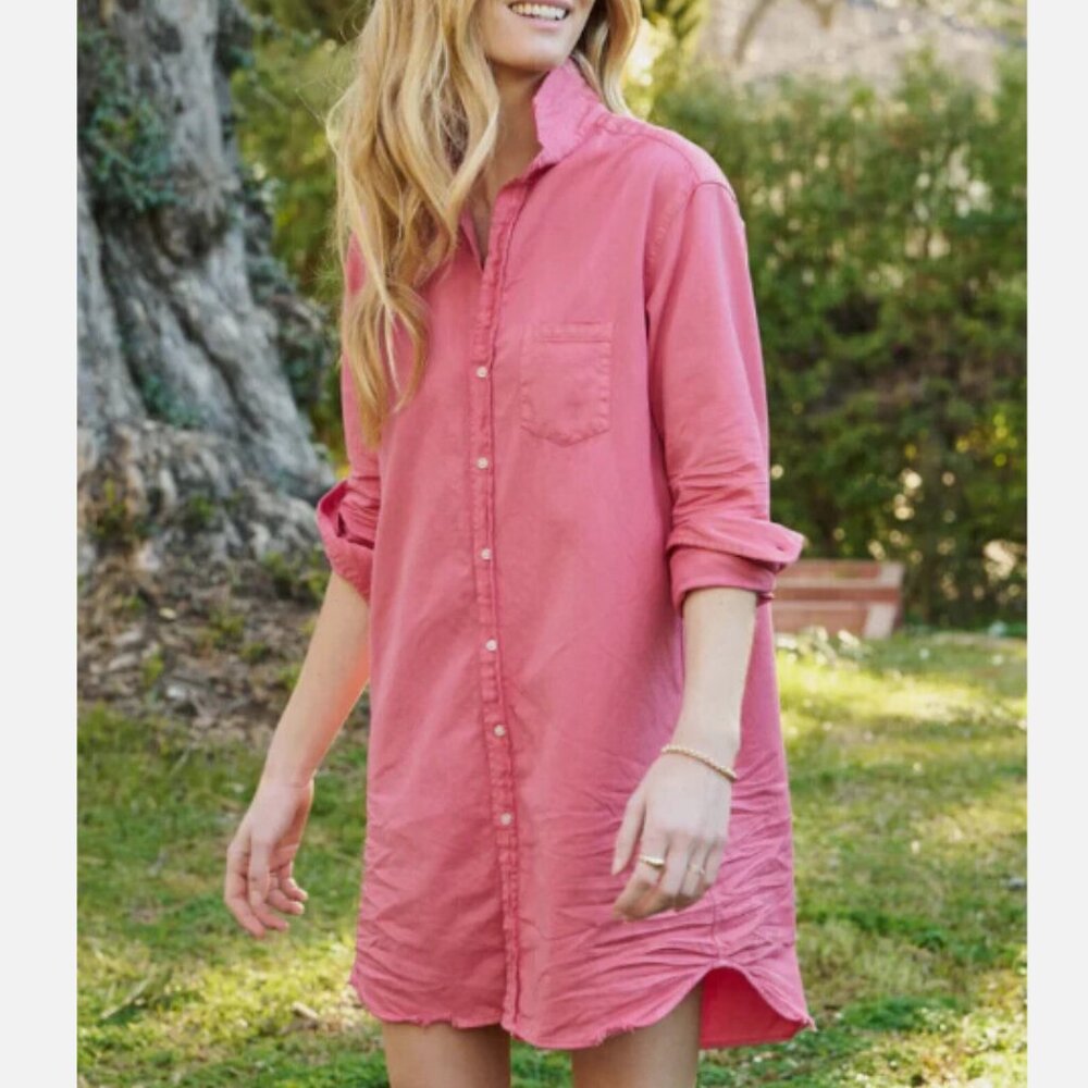 Frank & Eileen Pink Long Sleeve Dress
